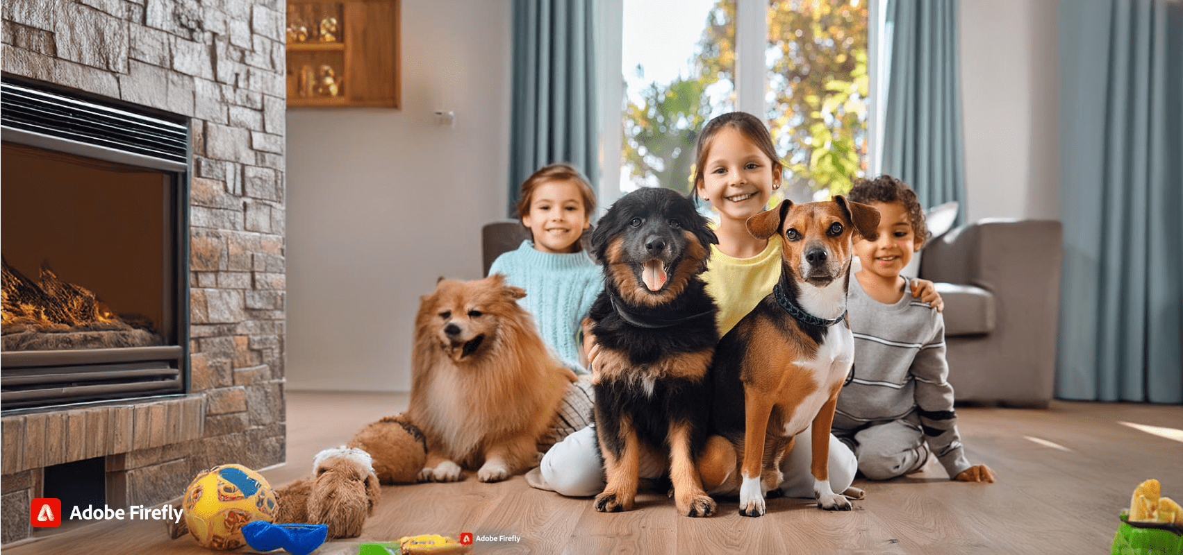 bambini con cani da pet therapy